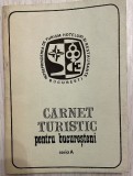 1980 &rdquo;Carnet turistic pentru bucuresteni&rdquo; / Bucuresti comunism, brosura 40 pag, text Viorel Ioanitescu, ilustratie Eugen Varghes / la Romayor