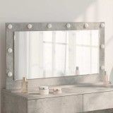 VidaXL Oglindă de Toaletă Gri beton Beton 100 x 55 x 18 cm Oglindă