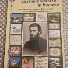 Vreau sa schimb lacrimile voastre in bucurie Arsenie Boca