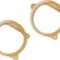 Set 2 distantiere pentru difuzoare auto, 165mm, MDF, Peugeot -