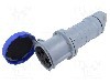 Conector alimentare AC, IEC 60309, IP69K, 63A, 0,25kV, 250V AC, 4 pini, AMPHENOL - 2CMA166898R1000