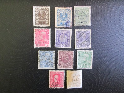 AUSTRIA LOT STAMPILAT=15 foto