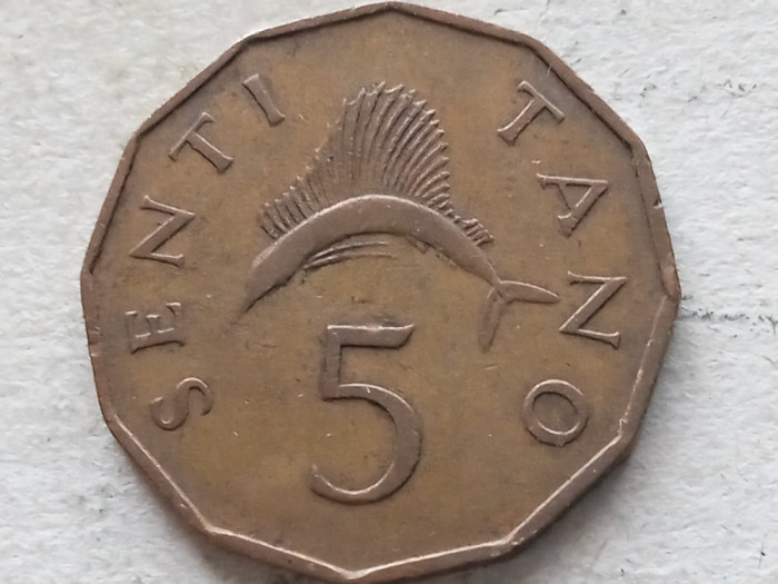 TANZANIA-5 SENTI 1972