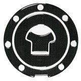 Autocolant protector pentru buson rezervor motocicleta Carbon Honda 7 gauri Garage AutoRide, Lampa