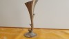 SOLIFLORA FRANTA, VAZA FLORI METALICA LUCRATA MANUAL STIL ART DECO, VAS FLORI, Vase