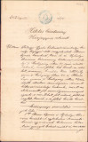 HST A2089 Act 1894 sigiliu &icirc;n ceară roșie Hodmezovasarhely Ungaria