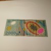 Di.165. Bancnota 2000 lei 1999 eclipsa circulata stare uzata