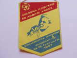 Fanion fotbal - Colegiul Judetean de Arbitri ARGES (1987)