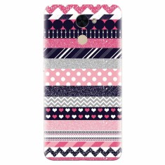 Husa silicon pentru Huawei Enjoy 7 Plus, Love Pattern