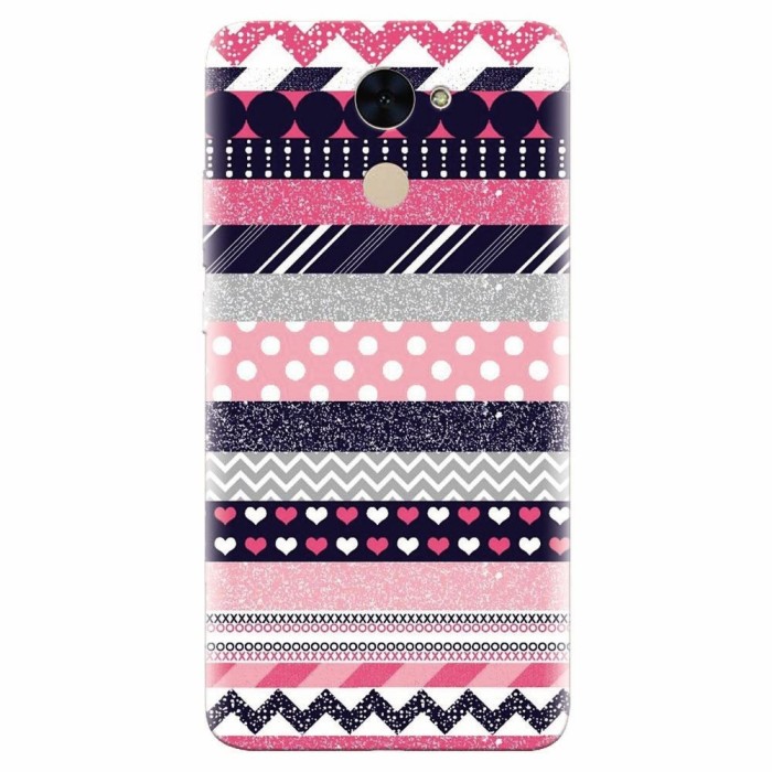 Husa silicon pentru Huawei Enjoy 7 Plus, Love Pattern