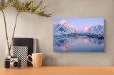 Tablou Canvas Peisaj Montan Multicolor - Artă Murală Naturală, 39 x 26 cm, CMCLASS