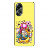 Husa compatibila cu Oppo A58 4G Silicon Gel Tpu Model Adventure Time Poster