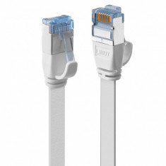 Cablu de retea RJ45 Cat.6A U/FTP Flat 0.3m Alb, Lindy L47540