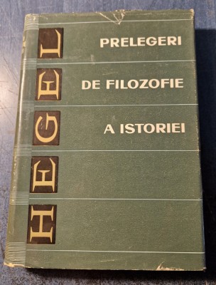 Prelegeri de filozofie a istoriei Hegel foto