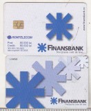 bnk card Cartela telefonica 2003 - Finansbank - RO-ROM-0195