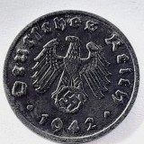 Moneda Germania Nazista 1 Reichspfennig 1942 A Berlin - Colectie Numismatica