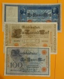 GERMANIA-3 bancnote hartie-in stare buna