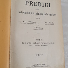 Predici pentru duminicile si sarbatorile bisericescesti - I. Tarnavschi 4 volume