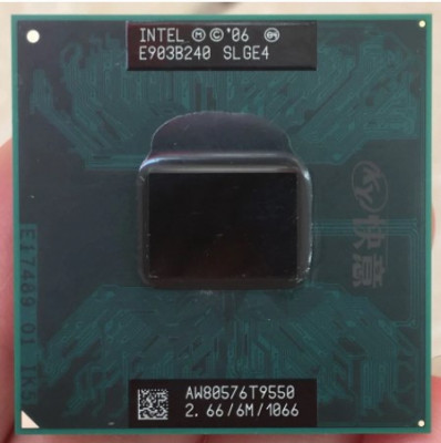 Procesor laptop Core 2 Duo T9550 6M Cache/ 2.6GHz /1066/ SLGE4 EO foto