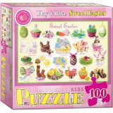 Puzzle 100 piese Sweet Easter, Jad