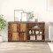 vidaXL Bufeturi 2 pcs Lemn vechi 70 x 41 x 75 cm Lemn compozit 3393300