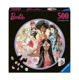 Cumpara ieftin Puzzle Ravensburger - cerc Barbie, 500 piese