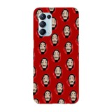 Husa compatibila cu Oppo A55, Viceversa, model Money Heist, Silicon, TPU, Transparent, Carcasa