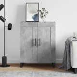 vidaXL Servantă, gri beton, 69,5x34x90 cm, lemn compozit