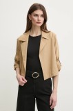 Marella blazer din amestec de in MALIBU culoarea verde, desfacut, uni, 2513041055200