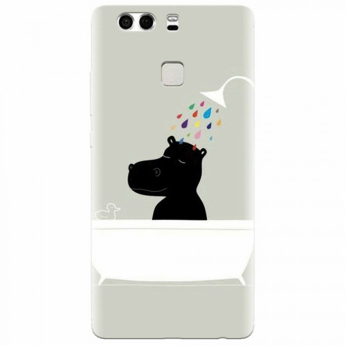 Husa silicon pentru Huawei P9, Hippo Bath