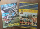 Lot 2 Reviste Fotbal Steaua 1985 + Fotbal &#039;86, 40-48 Pagini - Revista Sport Colectie