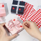 Set 60 inimioare rosii autocolante , 1 cm, lipire pe orice suprafata