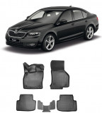 Cumpara ieftin Covorase cauciuc tip tavita Skoda Octavia IV (A8) (2020-2021)