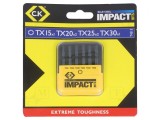 Kit Capete Surubelnita Torx 50mm C.K 1/4&quot; (E6.3mm)