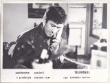 Bnk foto - Telefonul - fotografie de panou 24x18 cm, Alb-Negru, Romania de la 1950