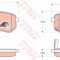 Set placute frana,frana disc KIA PICANTO (BA) (2004 - 2011) TRW GDB3370