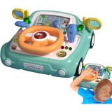 Simulator Auto Copii cu Volan, Muzica si Lumini, Jucarie Interactiva cu Sunete Realiste, +12 Luni, Cadou Baieti si Fete