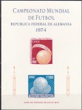 Chile 1974 - Campionatul Mondial de Fotbal, colita nestampilata