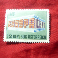 Serie 1 valoare Austria 1969 - Europa CEPT