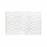 Cumpara ieftin Covor Alb Gri Romb Scandi 120x180 cm DKD Home Decor Poliester Microfibra