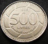Cumpara ieftin Moneda 500 LIVRE(S) - LIBAN, anul 1996 * cod 3726, Asia