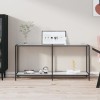 VidaXL Masă consolă,alb, 160x35x75,5 cm, sticlă securizată 331700