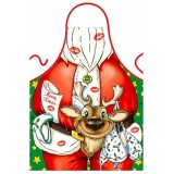 Sort amuzant, Erotica, cu imprimeu Santa Claus cu Ren