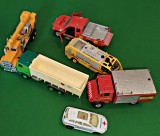 Masinute 6 vintage Majorete Matchbox Hot Wheels Pompieri ambulanta LOT33T1, Maisto