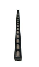 Corp iluminat liniar cu LED, 50W, 120cm, 6500K, negru