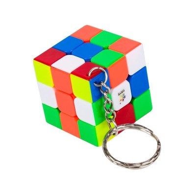 Breloc Cub puzzle inteligent, multicolor, ATU-089276 foto