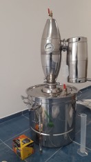 Distilator universal INOX uleiuri esentiale Lavanda, foto
