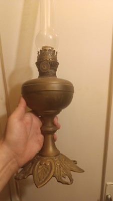 Lampa petrol antika foto