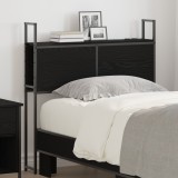 vidaXL Tăblie de depozitare Stejar negru 75 cm Lemn compozit