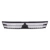 Grila masca fata MITSUBISHI ECLIPSE CROSS, 10.2017-,Cu ornamente cromate, cu mulaje argintii; negru